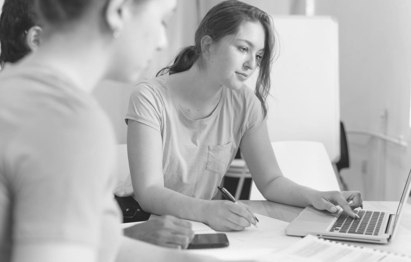 Professional business strategy consultation workspace